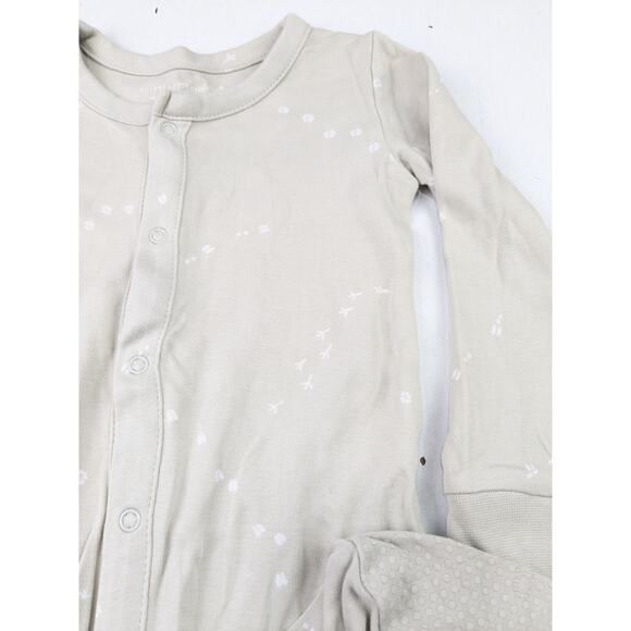 Colored Organics Animal Tracks Snap Footie - 12-18 Months - Picture 2 of 10